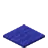 青色のカーペット