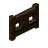 ダークオークのフェンスゲート