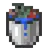サケ入りバケツ