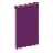 壁付の赤紫色の旗