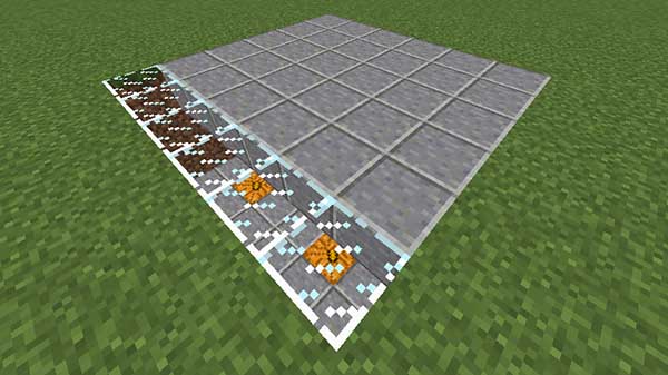 地下に埋めたドア