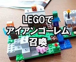 LEGOとマイクラのコラボ！ワールドを再現したブロックで遊べます